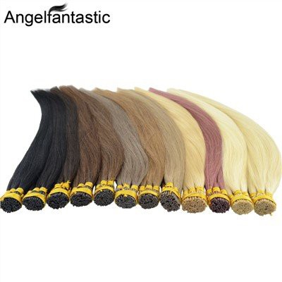 Kinky Straight I tip Phần mở rộng tóc